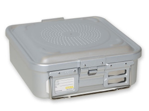 Gima Container Standard con Filtro Integrato, Grigio, Autoclavabile