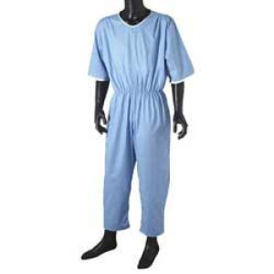 Alboland s.r.l. Siena Tuta Unisex a Protezione Totale per Anziani Tessuto Terital Misto Cotone