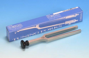 Gima diapason neurologico in lega speciale 440 Hz con supporto per uso otorinolaringoiatrico