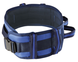 Alboland s.r.l. Cintura per Trasferimento con 7 Maniglie in Cotone Blu