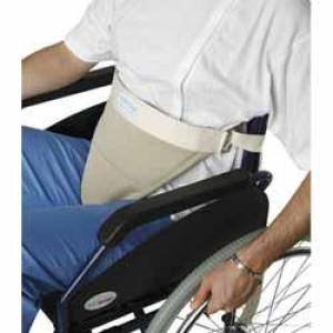 Alboland s.r.l. Imbragatura Antiscivolo in Cotone per Carrozzella - Crema/Blu