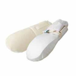 Alboland s.r.l. Manopole Anti-Presa in Cotone con Chiusura Velcro - Bianche