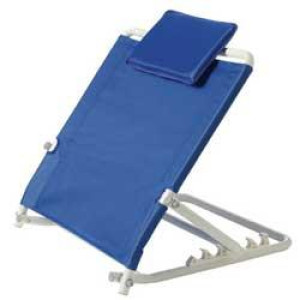 Alboland s.r.l. Alza Cuscino Regolabile in Acciaio Verniciato Azzurro 50x49 cm
