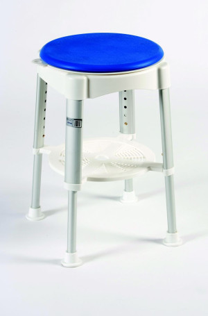 Identites Sgabello Girevole Santorini - Altezza Regolabile - Blu