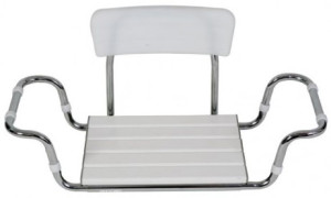 Termigea Sedile Vasca da Bagno in Plastica con Schienale Regolabile 50-70 cm