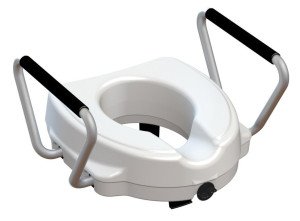 Termigea Rialzo WC con Braccioli Estraibili, 12,5 cm, Polietilene