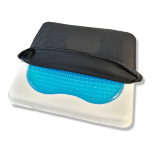 Saniconfort Bmedica Cuscino In Memory Foam E Gel Con Ventilazione Continua 43x43x5 Cm Per Seduta