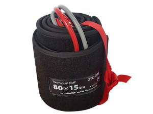Gima Bracciale Doppio 80 X 15 Cm per Gamba Taglia l - Rosso - Ricambio Tourniquet