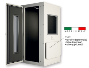 Gima Cabina Audiometrica Pro 28 - Sistema di Ventilazione Interna - 96X96X225 Cm