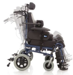 Ardea Relief Go - Poltrona Assistita con Ruote 30cm e Regolazioni Multiple