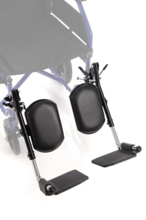 Ardea One coppia di pedane elevabili verniciate regolabili per comfort del paziente