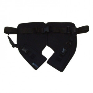 Intermed Cintura di Contenimento Ferma Gambe in Vellutino con Clips Rapide