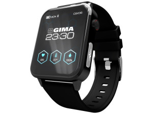 Gima Quadrant Smartwatch: Orologio Fitness Tracker con ECG, SpO2 e Temperatura – Compatibile iOS e Android