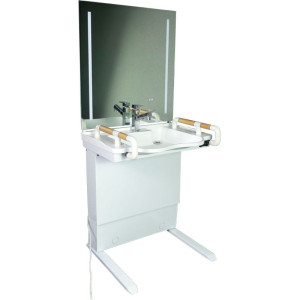 Identites Lavabo ergonomico  regolabile con specchio touchless