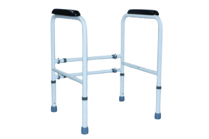 Ausilium Braccioli WC Regolabili in Altezza - Acciaio Robusto - 70-82 cm