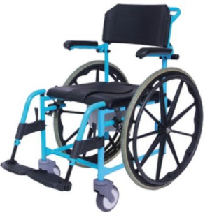 Ferrero Zeta 360 - Sedia da Comodo Autospinta in Alluminio con Ruote