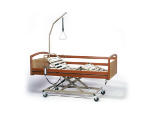 Vermeiren Letto Interval Elettrico 3 Motori con Rete a Doghe e Ruote