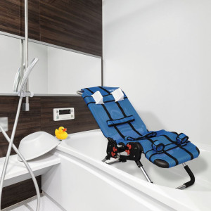 Identites Anchor - Lettino da Bagno Regolabile per Disabili - Blu