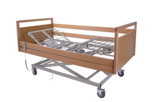 Mopedia Letto Degenza Elettrico Tre Snodi in Legno - Serie Gerbera