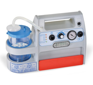 Lem Aspimed 1.9 aspiratore chirurgico professionale con vaso da 1L in policarbonato a batteria ricaricabile