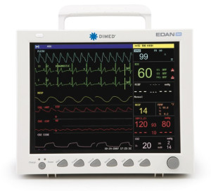 Dimed IM8 monitor multiparametrico con display LCD-TFT 12,1', ECG, SpO2, NIBP, RESP, PR, 2-TEMP