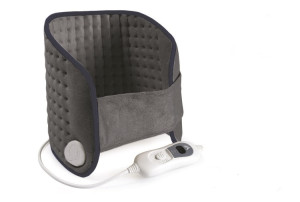 Alpak modello fascia termoforo con microprocessore, 3 temperature, spegnimento automatico, tessuto lavabile grigio