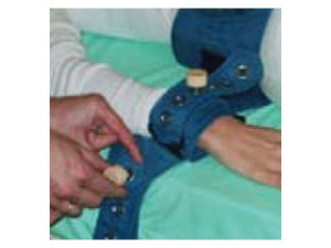 Mediland Cintura Fermapolso - Tessuto Blu Chiaro - Latex Free - Taglia Unica
