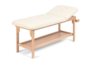 Skema Form Antares lettino per trattamenti e visite mediche in legno con schienale regolabile beige