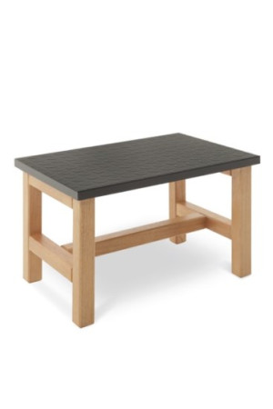 Skema Form Predellino in Legno 1 Gradino Antiscivolo 40x27x25 cm