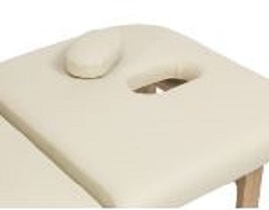 Skema supplemento con foro facciale per letto in legno per supporto testa e comfort