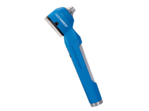 Gima Otoscopio Luxamed Auris Led 2,5V - Lente di Ingrandimento Girevole 3X - Blu