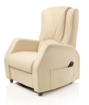 Antano Group Poltrona relax in ecopelle elevabile e reclinabile