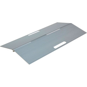 Identites Rampa in Alluminio Striato per Ostacoli Fino a 4 cm, 75x40 cm