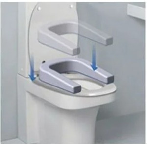 Mediland Rialzo Bidet/WC con Ventose in EVA Medicale, Ergonomico