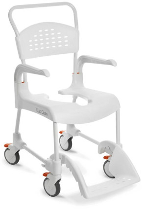 ETAC Clean - Sedia Wc/Doccia Ribassata con Ruote e Freni