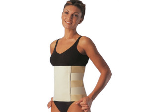 Scudotex Cintura Addominal regolabile steccata - cm 27 -  - Naturale (cod. 157)