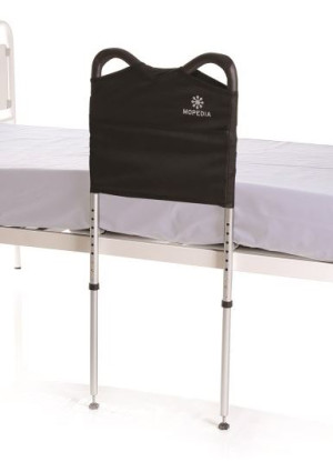 Mopedia Sponda Letto Anticaduta in Alluminio con Borsa Portaoggetti