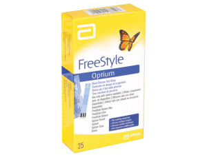 Gima Abbott FreeStyle Optium - Strisce Glucosio - 25 Pezzi