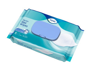 Tena Salviette monouso umidificate per il lavaggio del corpo -  Wet Wipe - 12 confezioni da 48 salviette