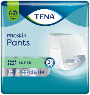 Tena Mutandina elastica assorbente e traspirante  Pants Super