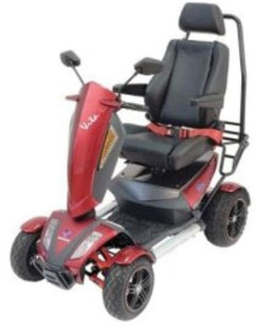 Wimed Vita S12X Scooter Sportivo e Confortevole Rosso con LED