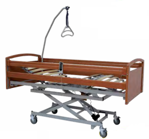 Wimed Letto Elettrico a Pantografo Sax - Regolabile in Altezza - Legno