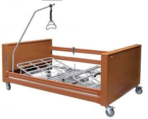 Wimed Letto Elettrico Bariatrico Banjo Large 120cm con Sponde Regolabili