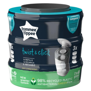 Tommee Tippee 3 Ricariche per Mangiapannolini Twist&Click