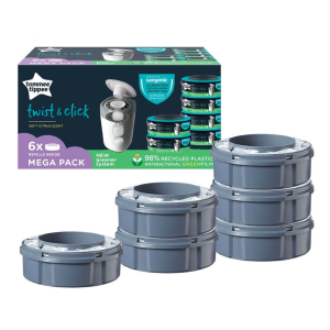 Tommee Tippee 6 Ricariche per Mangiapannolini Twist&Click