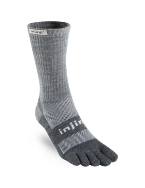 Injinji Outdoor Midweight Crew Wandelsok (Maat - XL, Kleur - Charcoal)