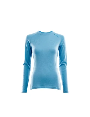Aclima WarmWool Crewneck Women´s (Maat - 2XL, Kleur - Azure Blue)