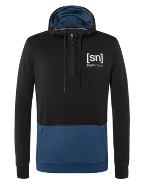 Supernatural super.natural MOVEMENT HALF ZIP (Maat - XL, Kleur - Caviar/Dark Denim)