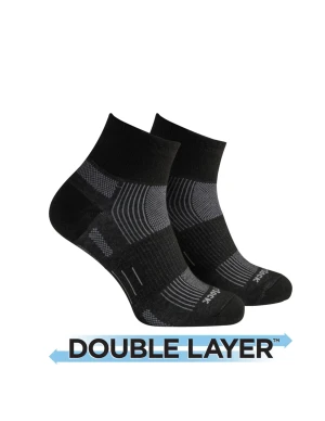Wrightsock Eco Explore Quarter (Maat - M, Kleur - BLACK)