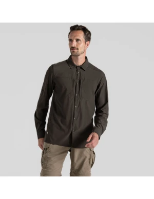 Craghoppers NosiLife Pro LS Shirt Heren (Maat - XXL, Kleur - Woodland Green)